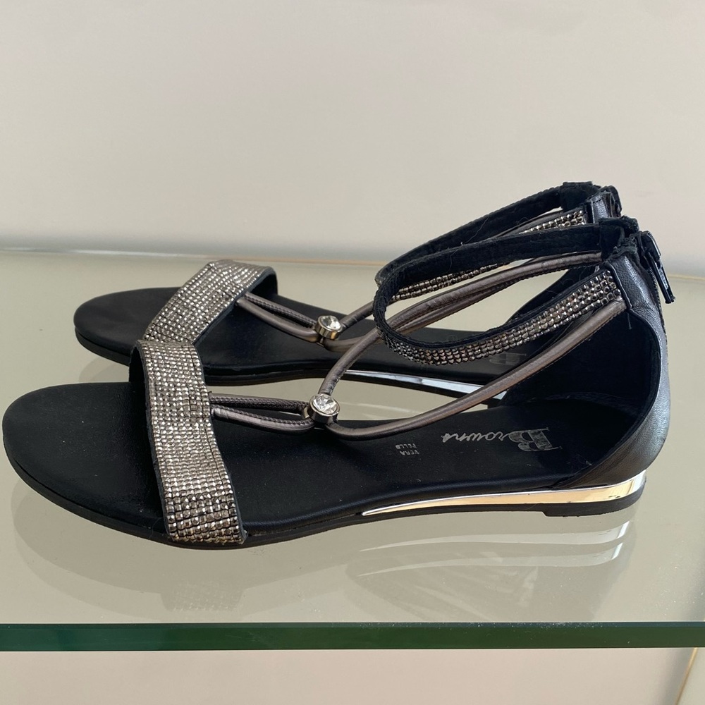 Black Sandals with Rhinestone - Picture 2 of 4